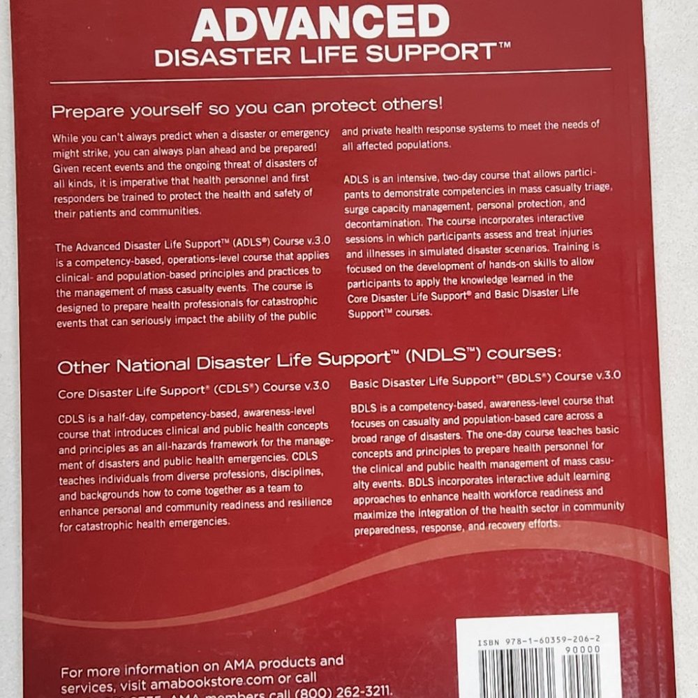 Advanced Disaster Life Support Course Manual - Picture 2 of 4